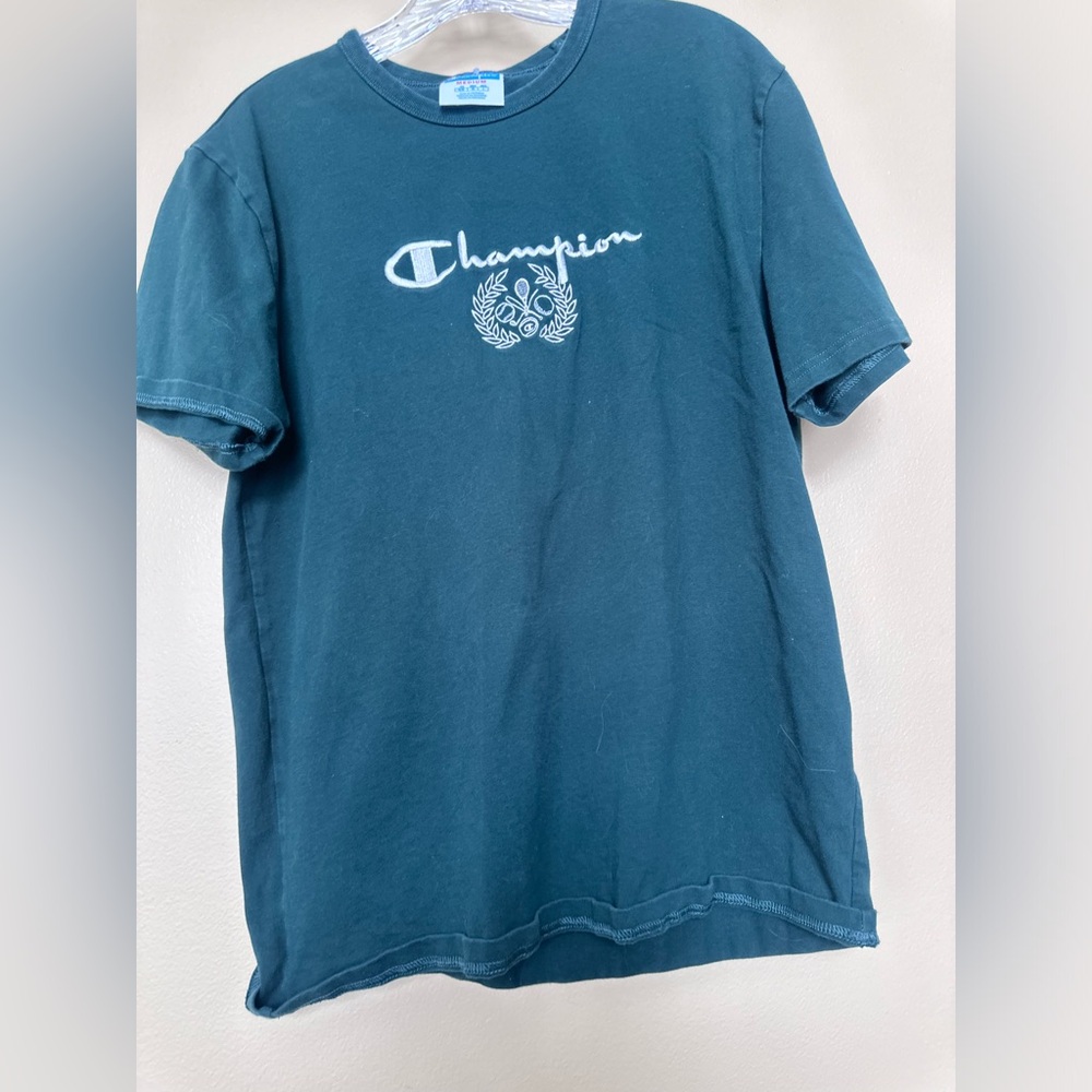 Champion Green Crewneck Tee